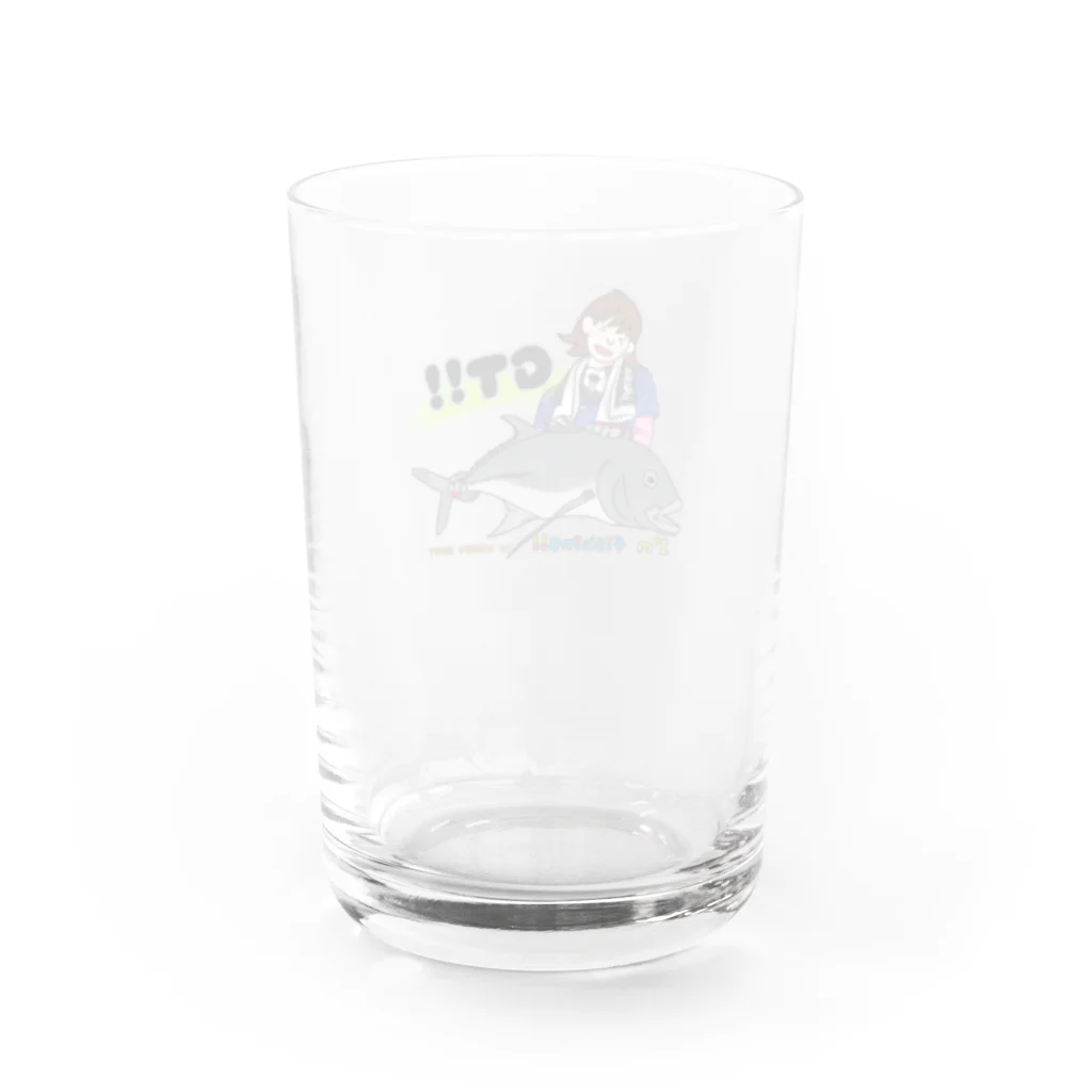 TOMOnoENの♡Caranx ignobilis♡ Water Glass :back