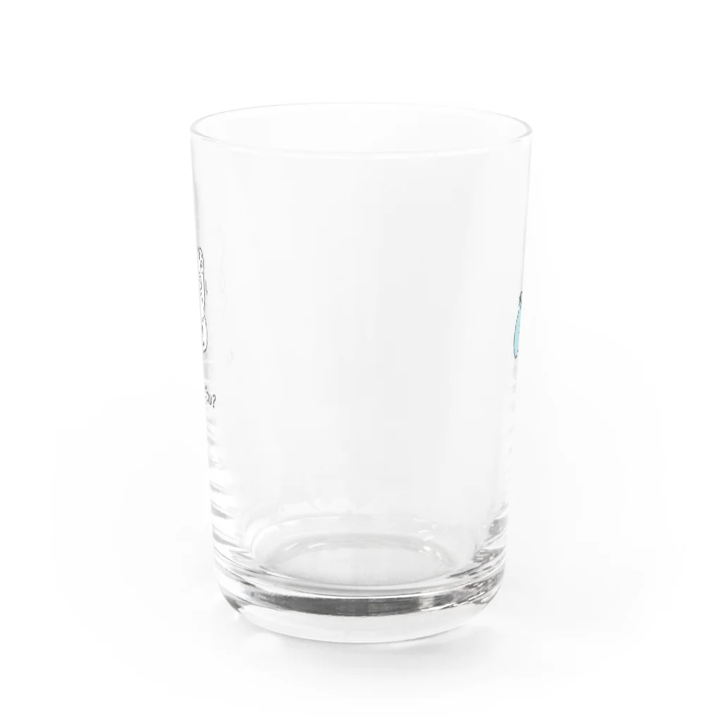 酒ワイン食堂 今日どう？の酒のグラス Water Glass :back