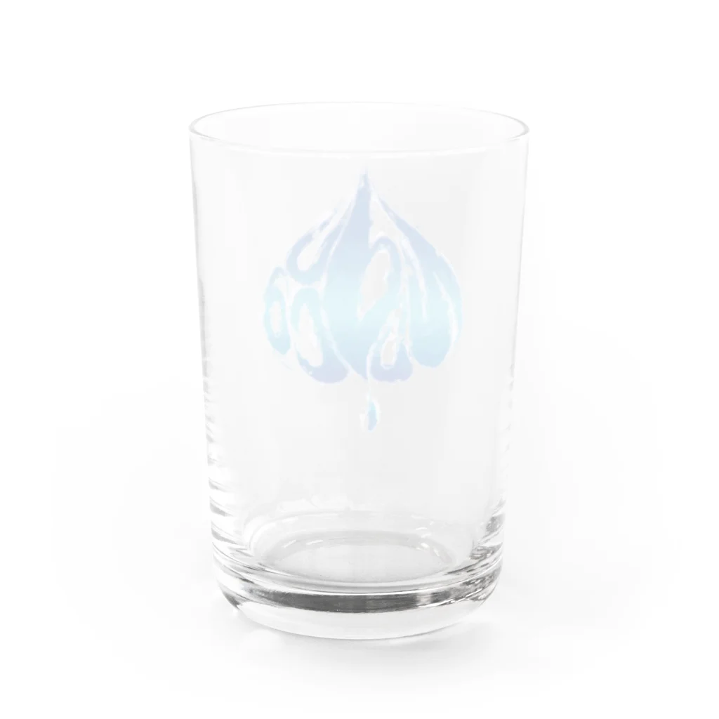 nuduca's Punibulicka FolliesのMacaron's nuduca logo Water Glass :back