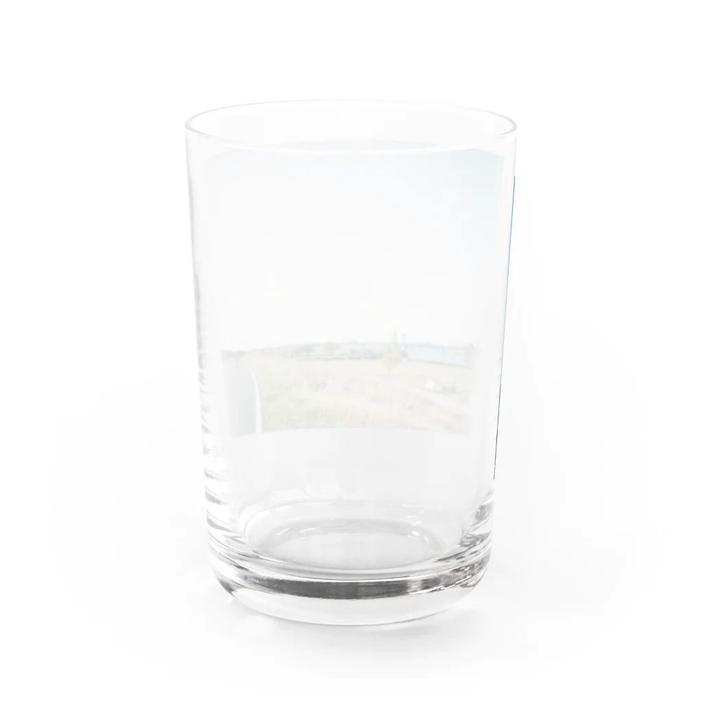 はち / きまぐれハチログのフィルム 河川敷 Water Glass :back