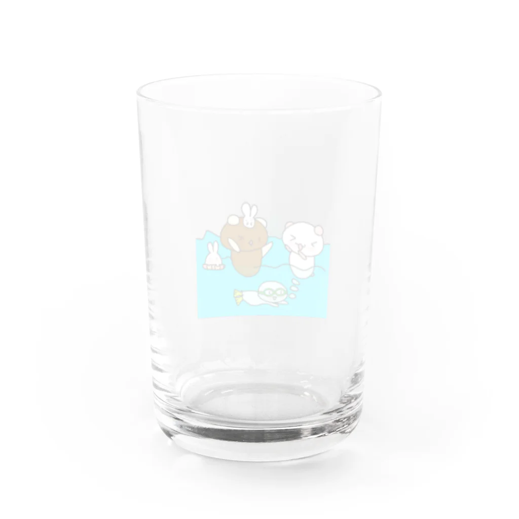 あきかぜの夏先取り Water Glass :back