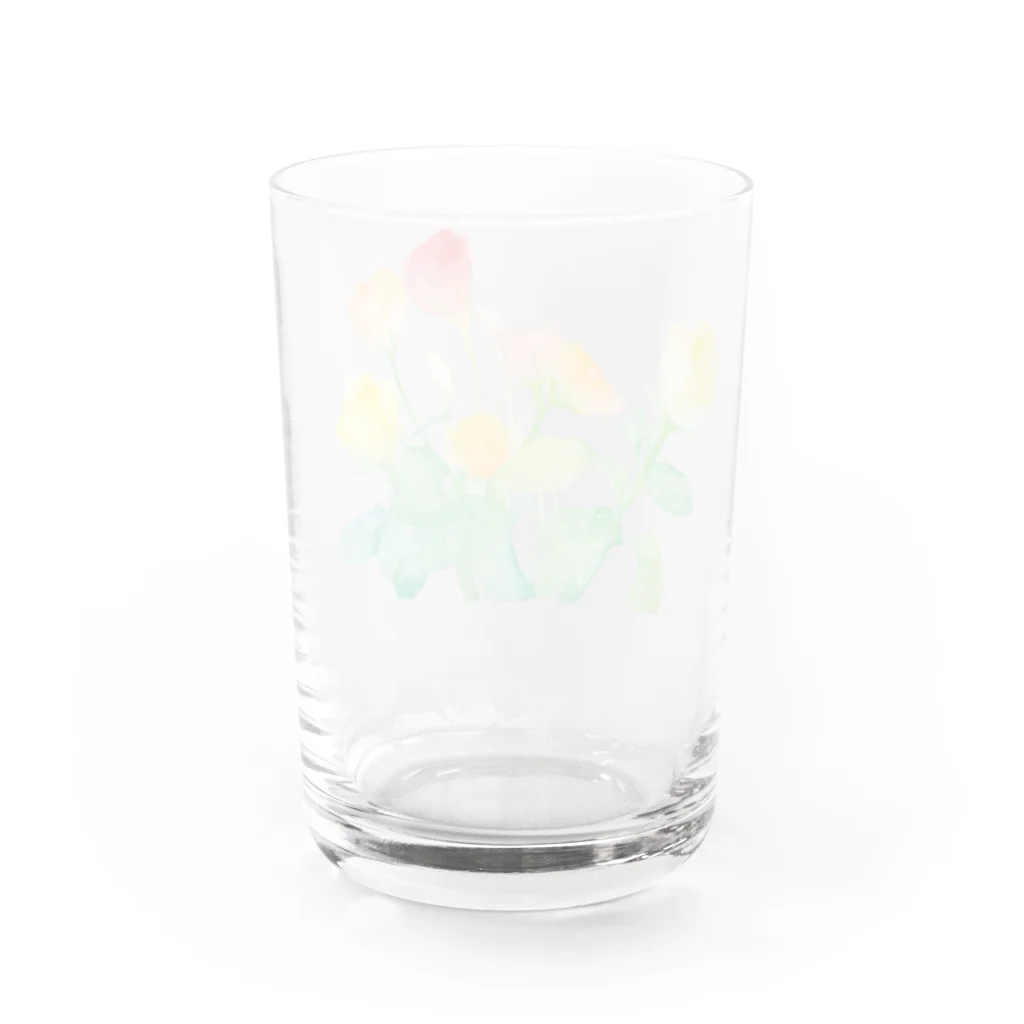 Gardenの花束 Water Glass :back