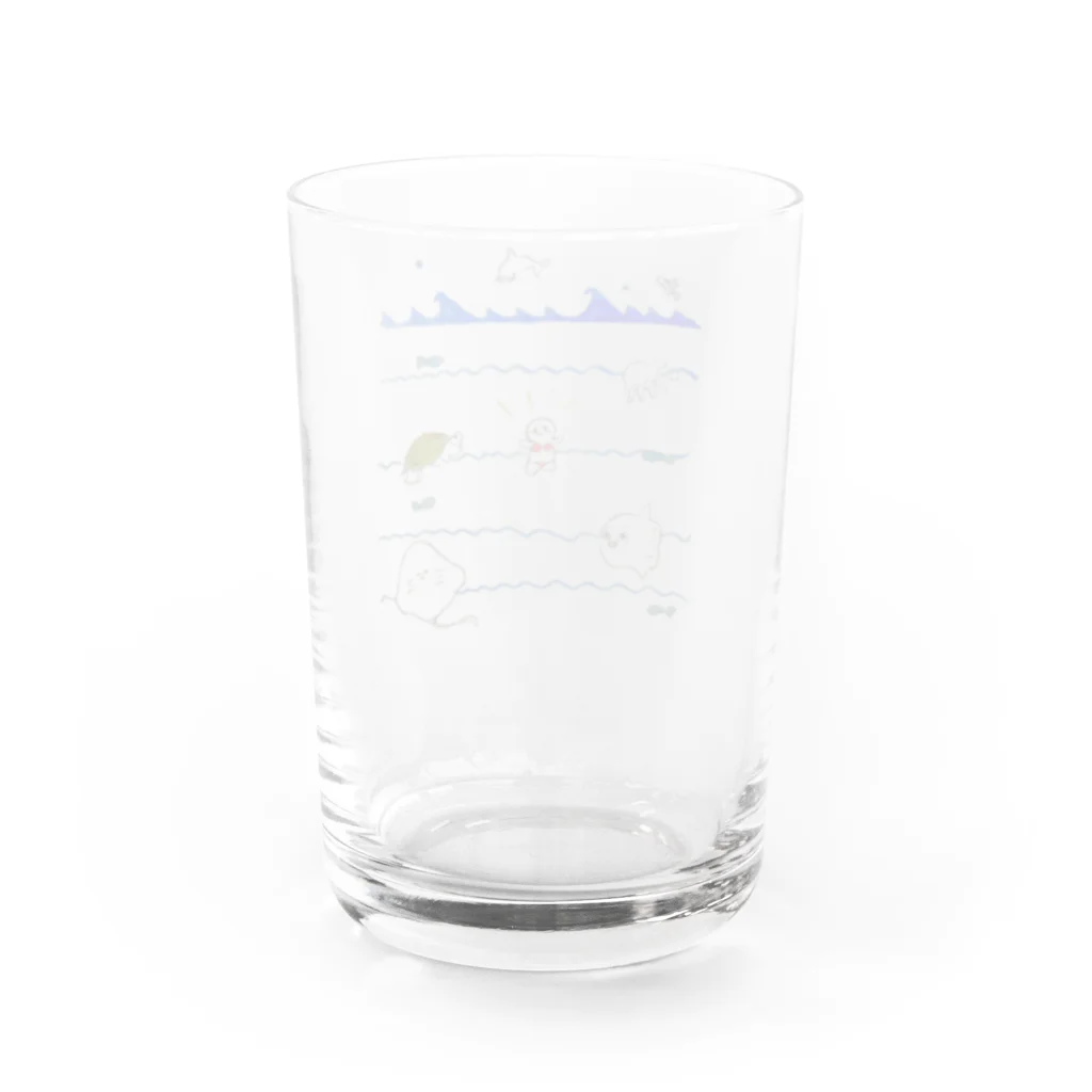 愛子の海の中 Water Glass :back