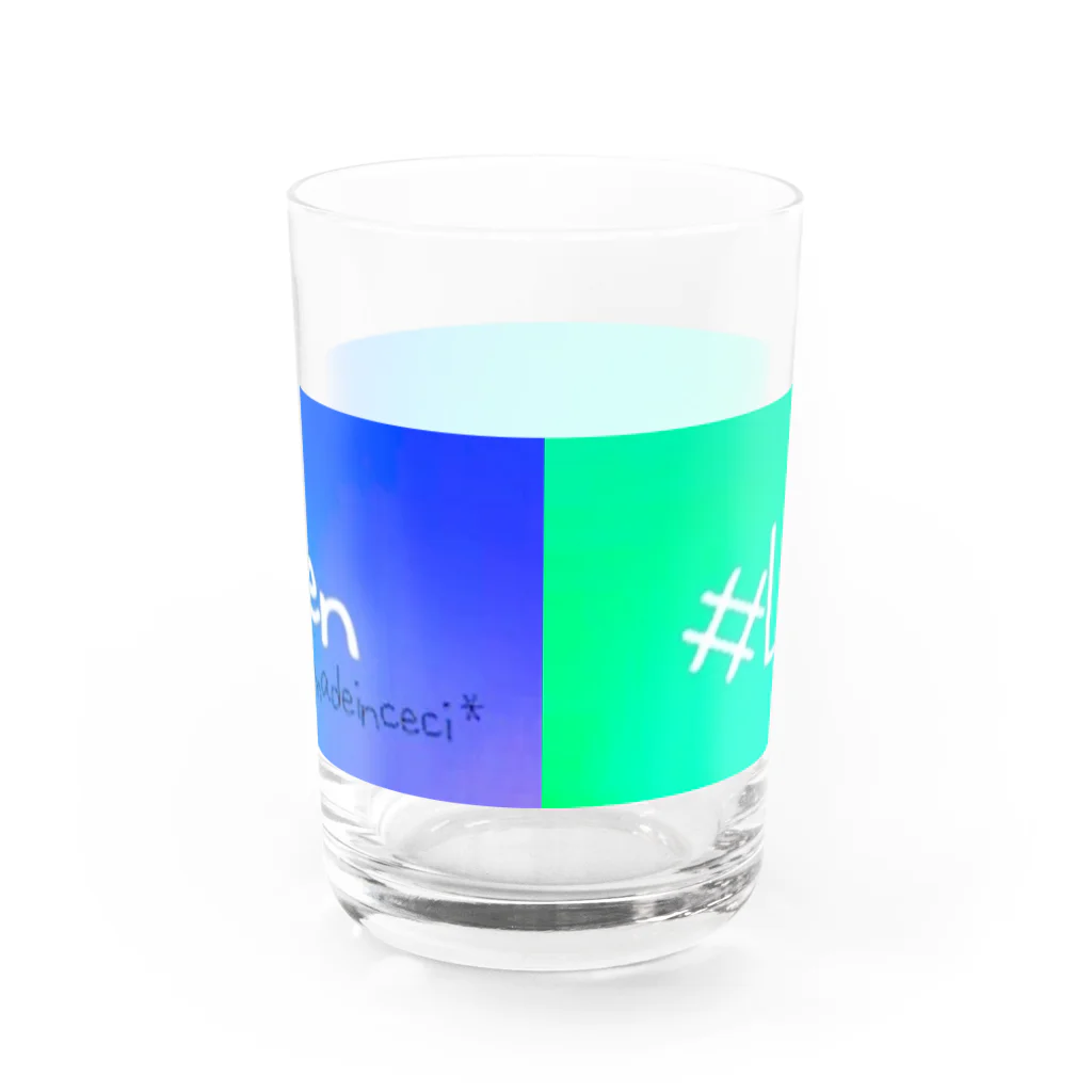 田中セシル⋆CecilTanakaの#LoveGReen 01 Water Glass :back