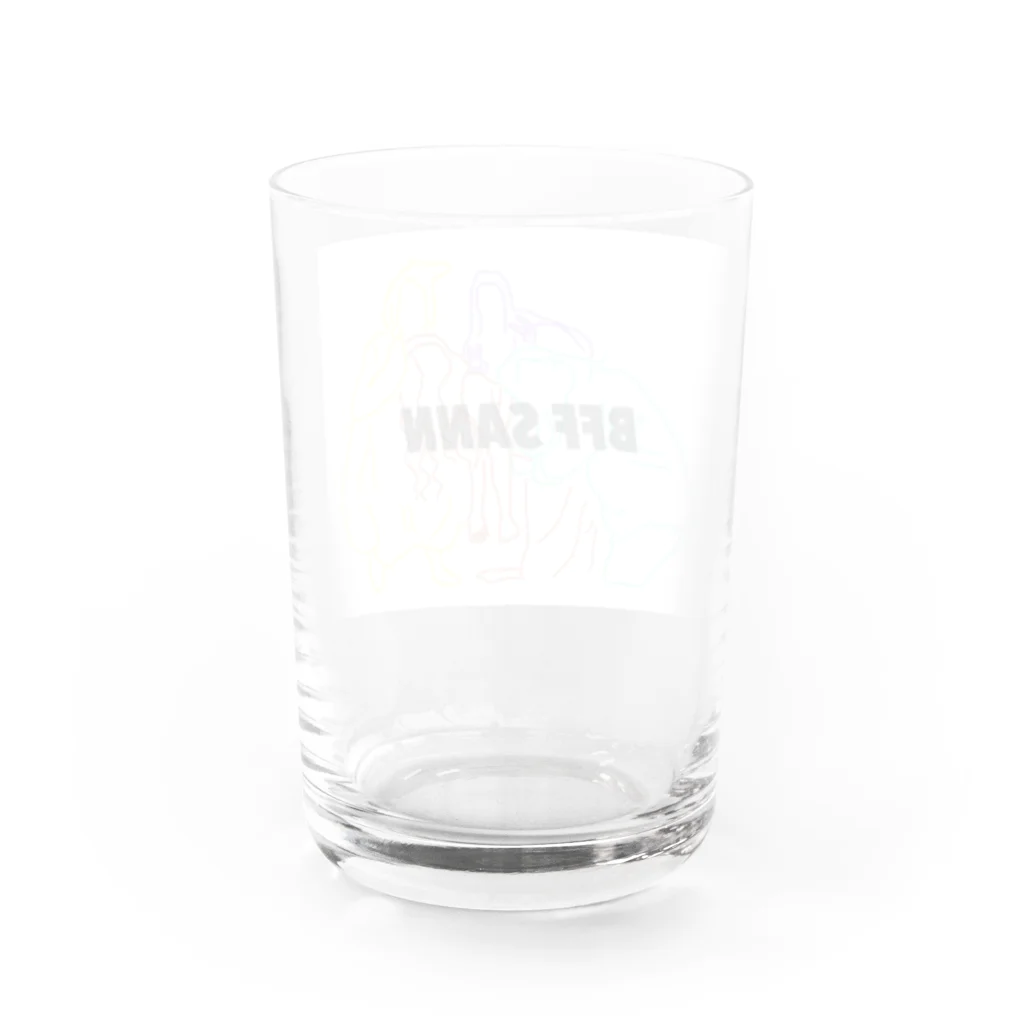 すーぱーらばーずくまこのBFF SANN Water Glass :back