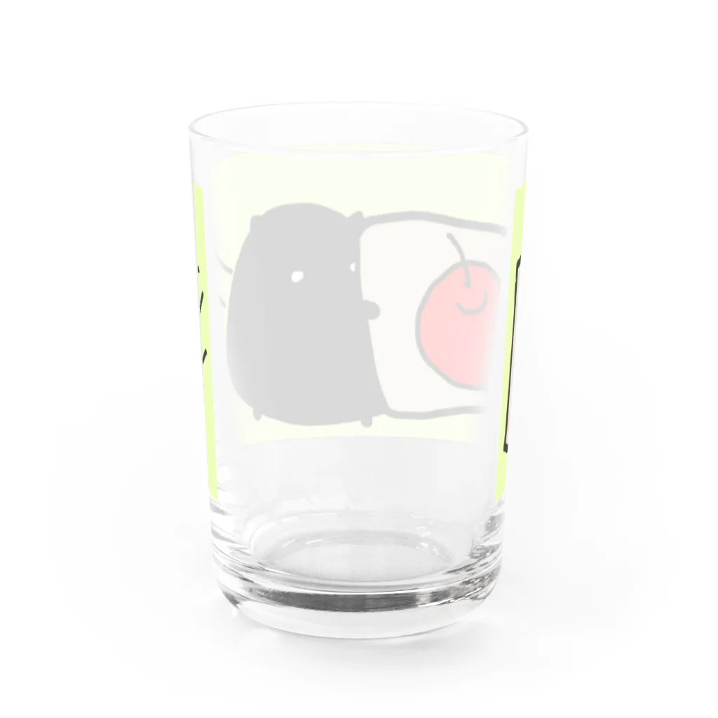 ダイナマイト87ねこ大商会の引っ越し屋でバイトするくろちゃん Water Glass :back