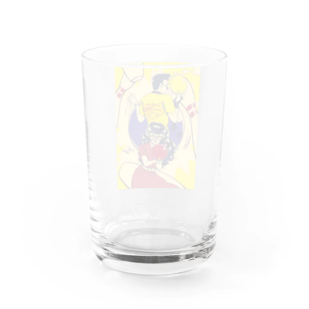 エンドーハイロウ (イラストレーター)の私がストライクを取るの見てて！ Water Glass :back