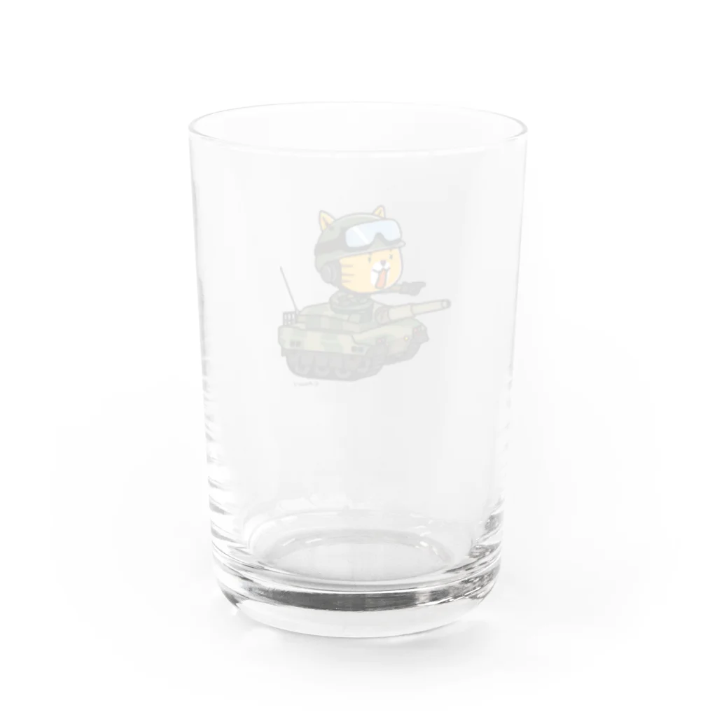 hitohana*＋α《ヒトハナ＋α》のネコマル式戦車 Water Glass :back