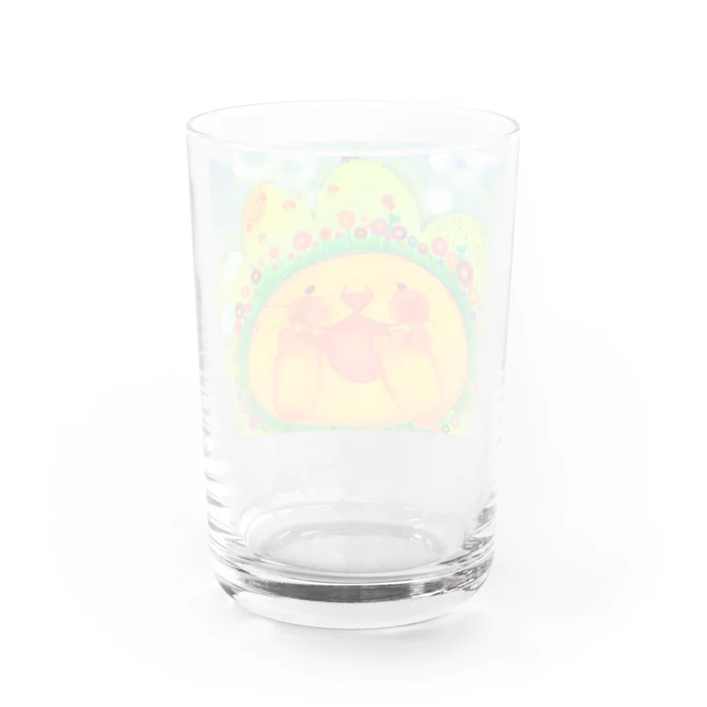 studio.satsukiのはならいおん  Water Glass :back