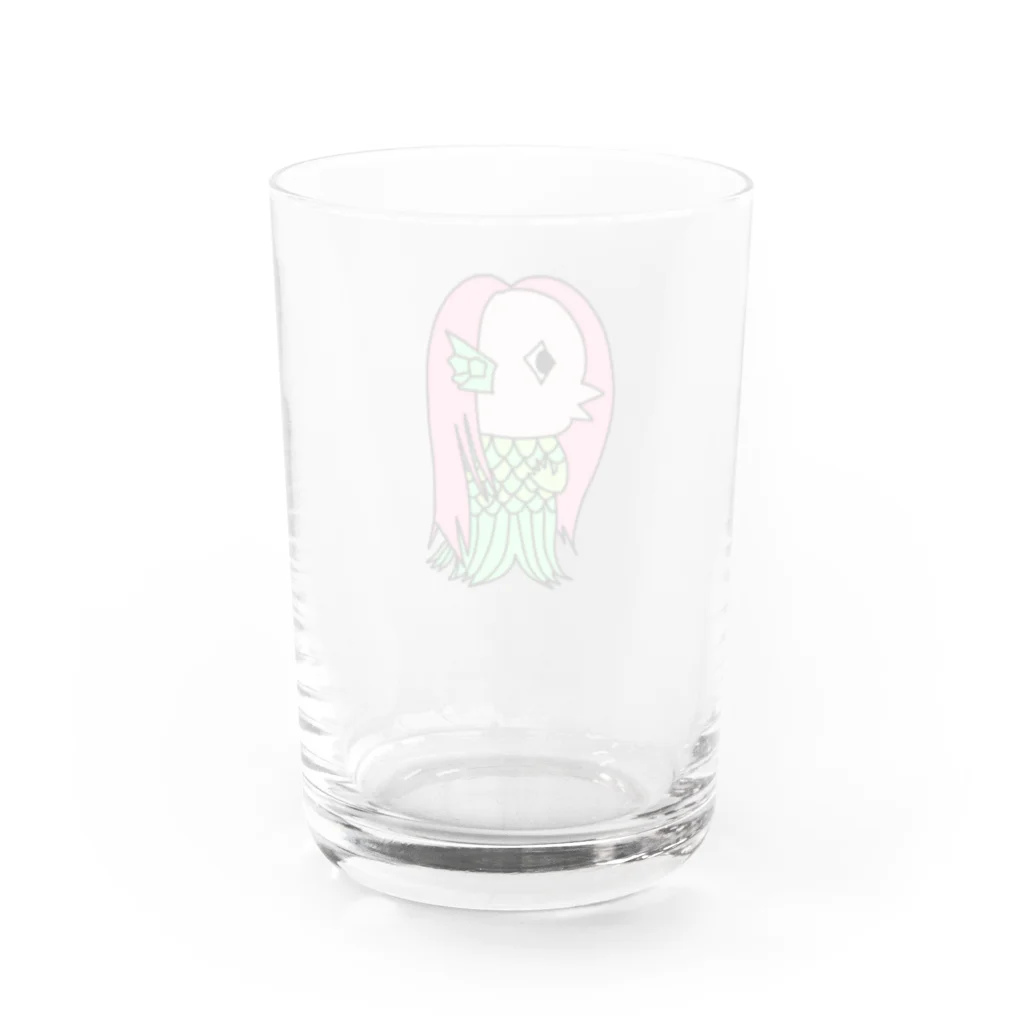 あいぴぴのアマビエ Water Glass :back