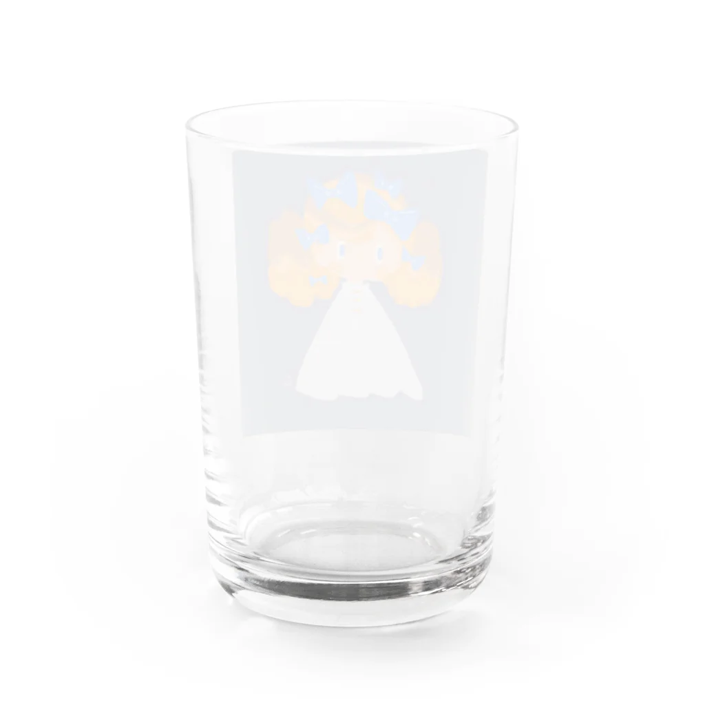 masakanaのおみせのI am going to sleep. Water Glass :back