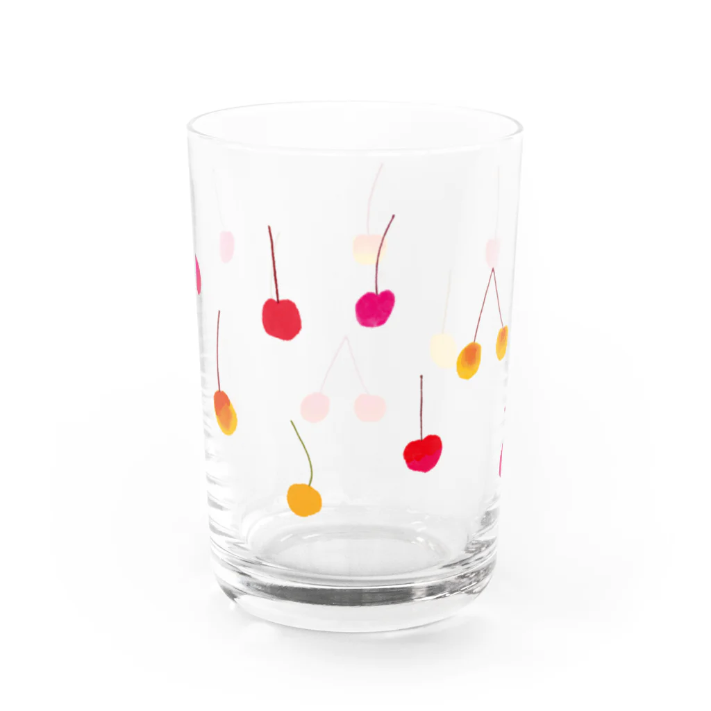 柳田まち Machi Yanagidaのさくらんぼのグラス Water Glass :back