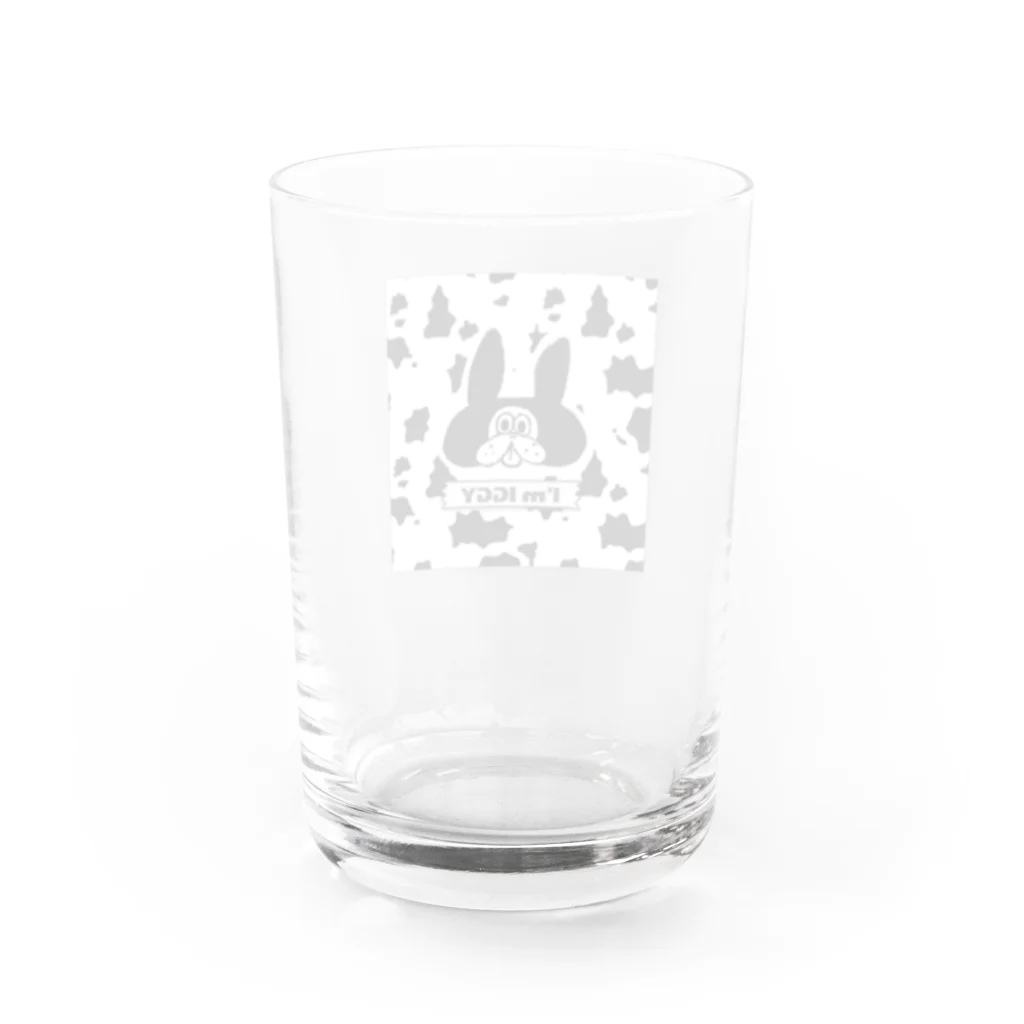 I'm IGGYの牛イギー Water Glass :back