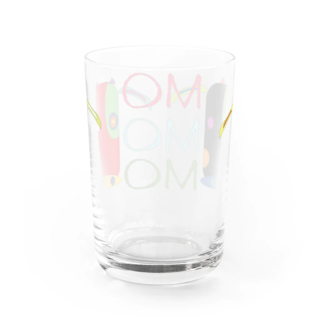 564のMO-MO-くん Water Glass :back