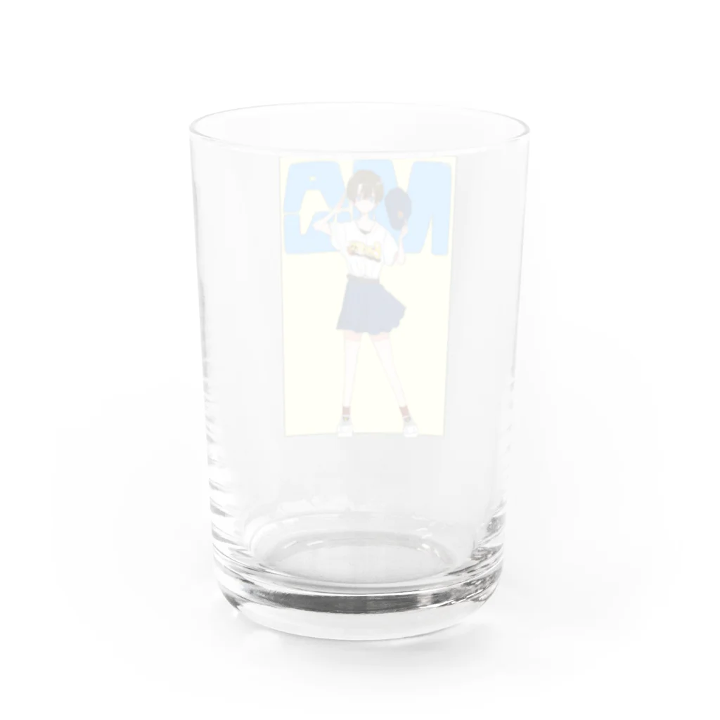 yatto's shopの5月のパン女 Water Glass :back