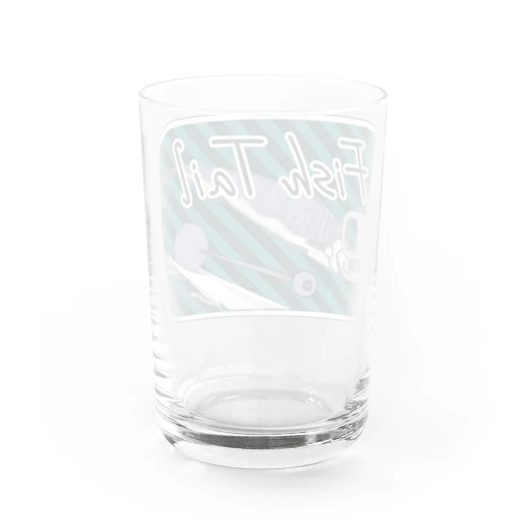 わおさきのFISH-TAIL蒼 Water Glass :back