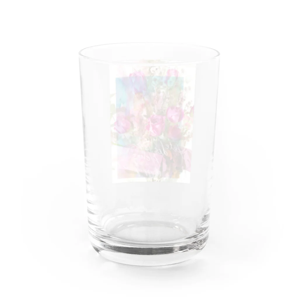 hugging love ＋《ハギング ラブ プラス》の+ Fete des fleurs 03《Sweet pink roses+neutral》 Water Glass :back