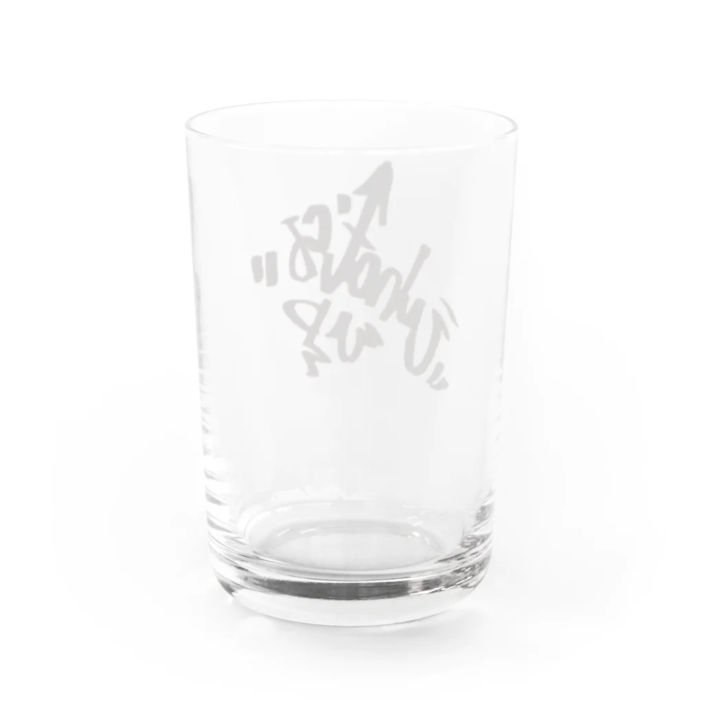 What's upのWhat's up Water Glass :back