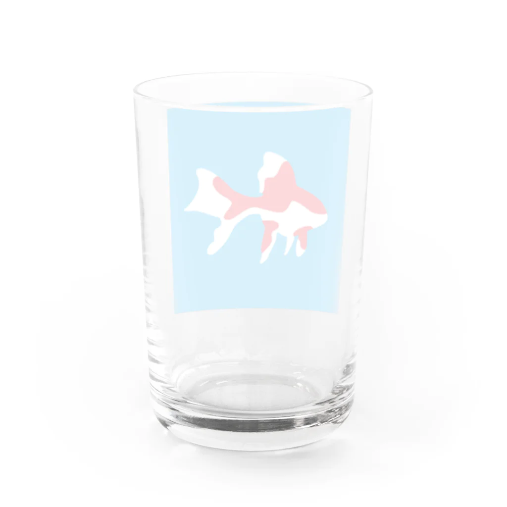 ユニコーンの金魚くん Water Glass :back