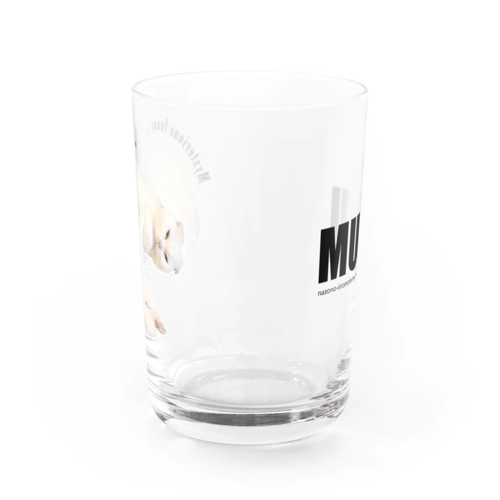 moromi_mukuの謎猫：飲み物用 Water Glass :back