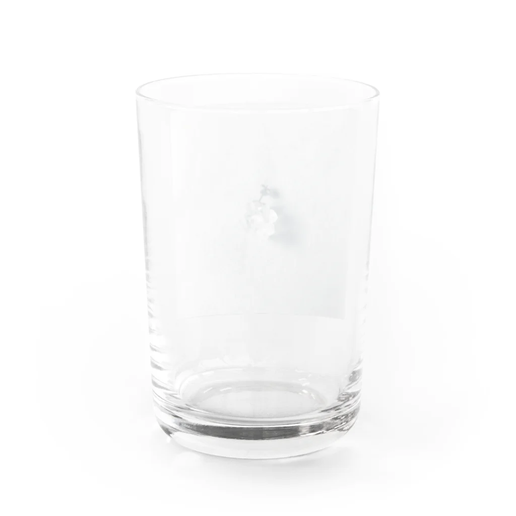 NASSYのクリアボールズピアス Water Glass :back