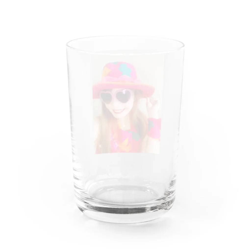 林香里奈の林香里奈ハイテンションversionグッツ Water Glass :back