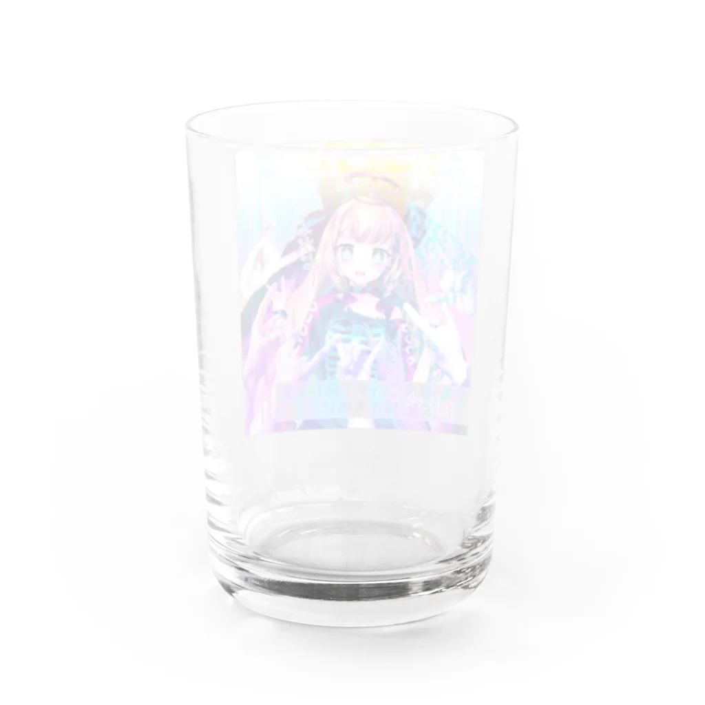 不死奇ヨンシィ✋👲🤚の大天使がぶり蒸気波崇拝 Water Glass :back