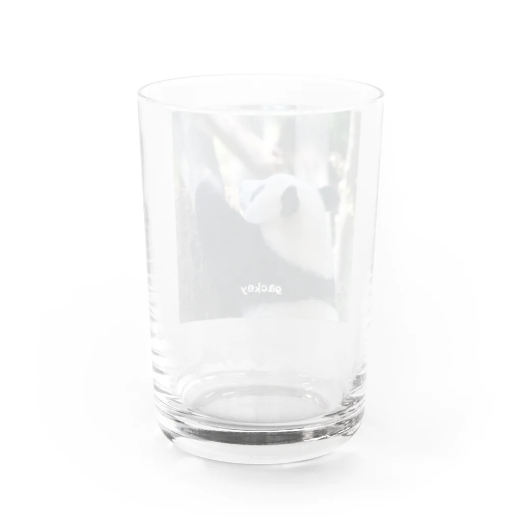 gackeyの背伸び PANDA Water Glass :back