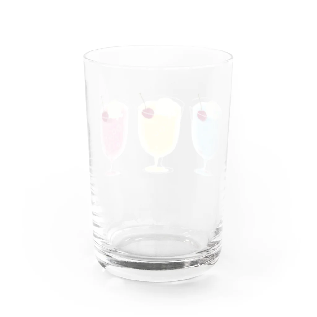 Papillon.のソーダさん Water Glass :back