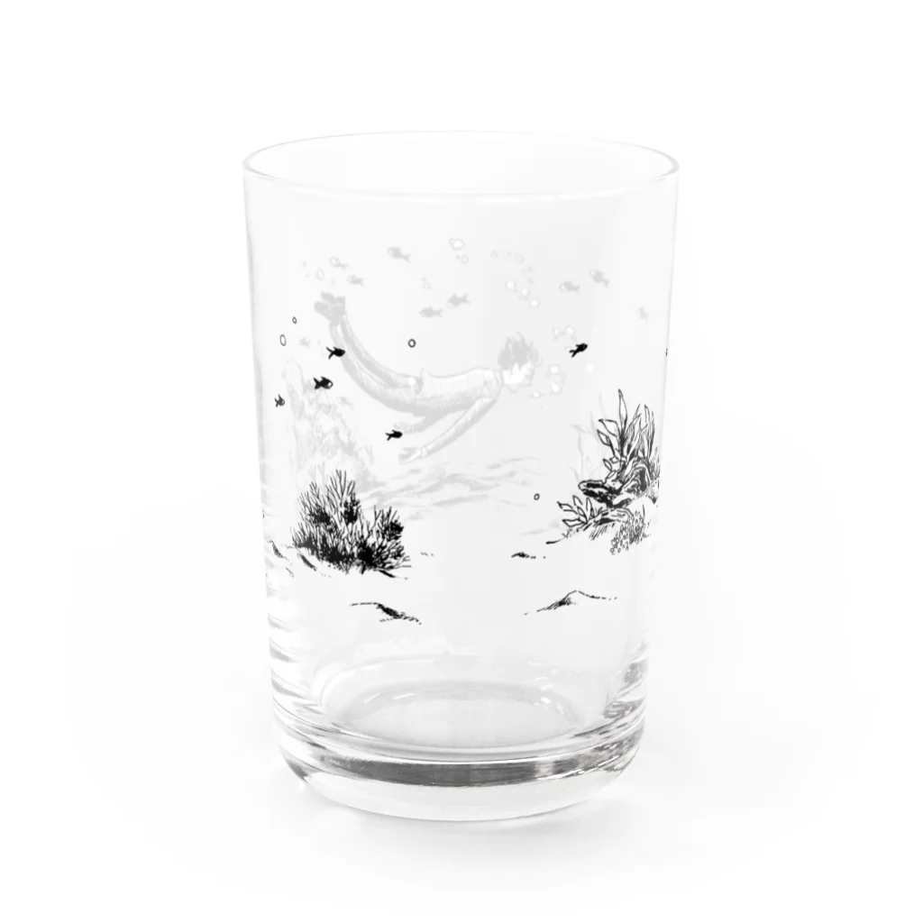 コドモペーパーのみなぞこ Water Glass :back