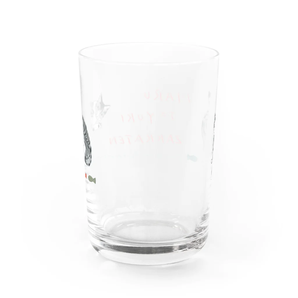 はるとゆき雑貨店のはるとゆき雑貨店　なつめと一緒 Water Glass :back