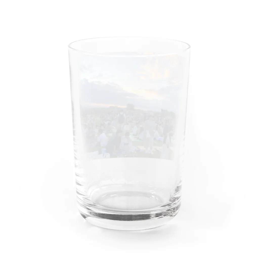 DJ_Yamoriの夏の夕暮れ Water Glass :back