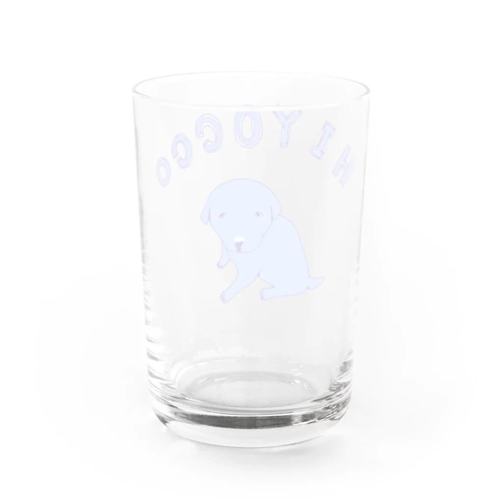 NIKORASU GOのわんこデザイン「ひよっこ」（Tシャツ・パーカー・グッズ・ETC） グラス反対面