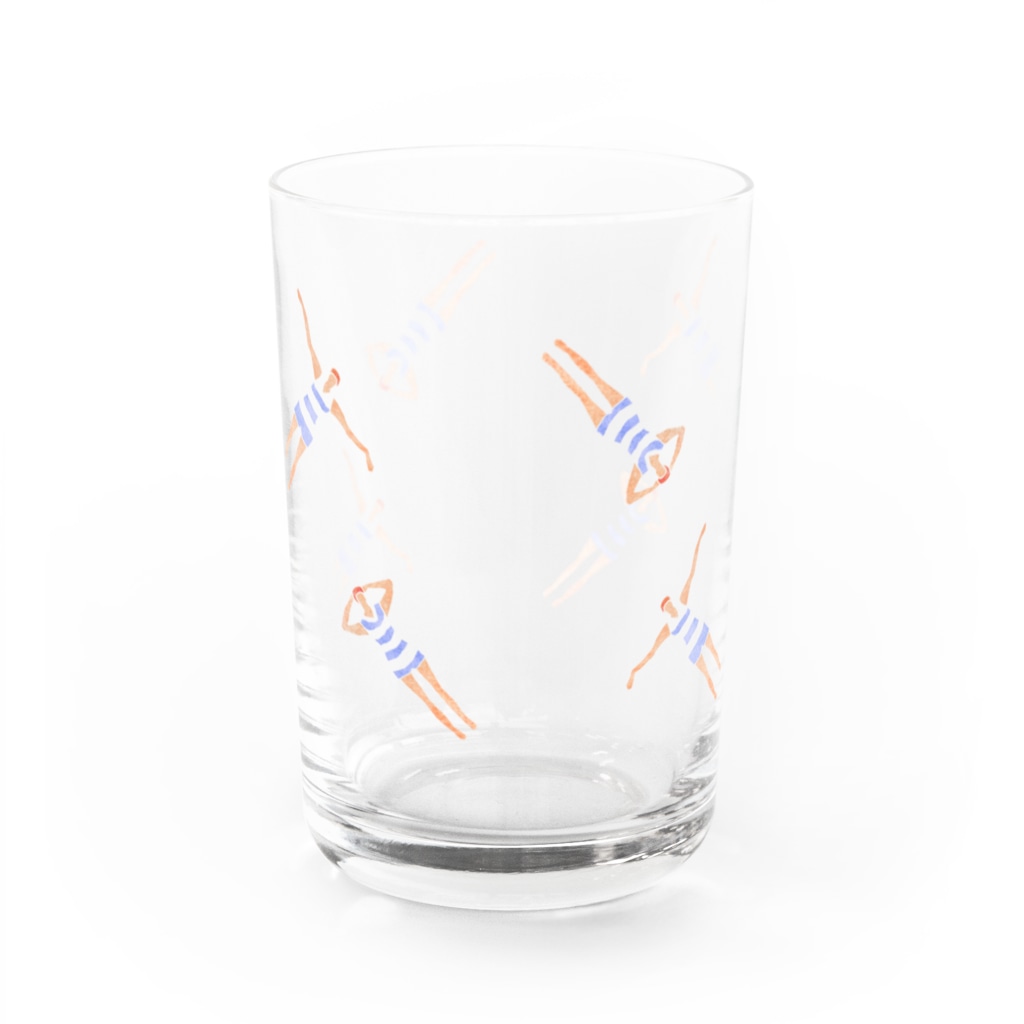 _mitoのta yu ta u Water Glass :back
