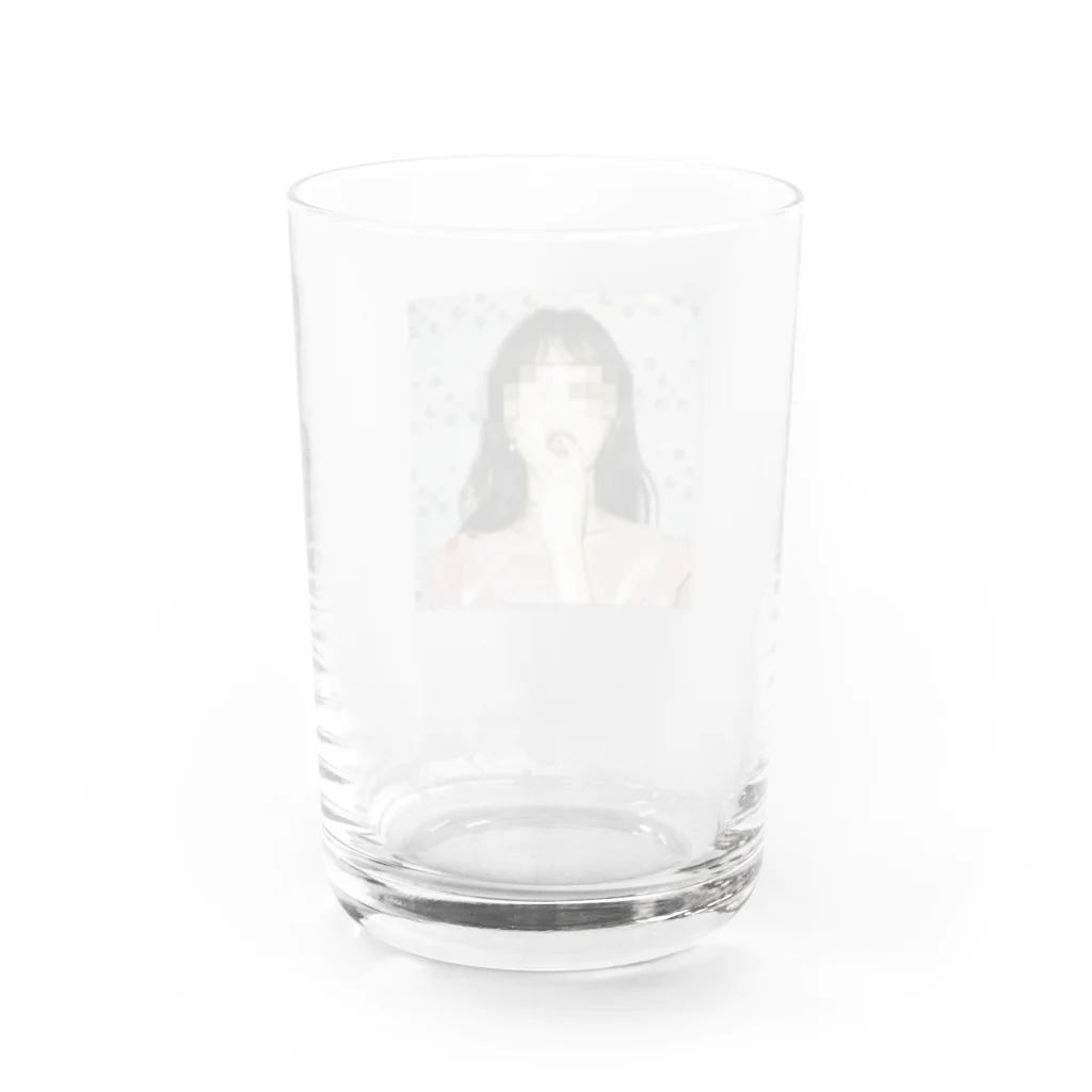 aaapuqupuのmellow mosaic Water Glass :back