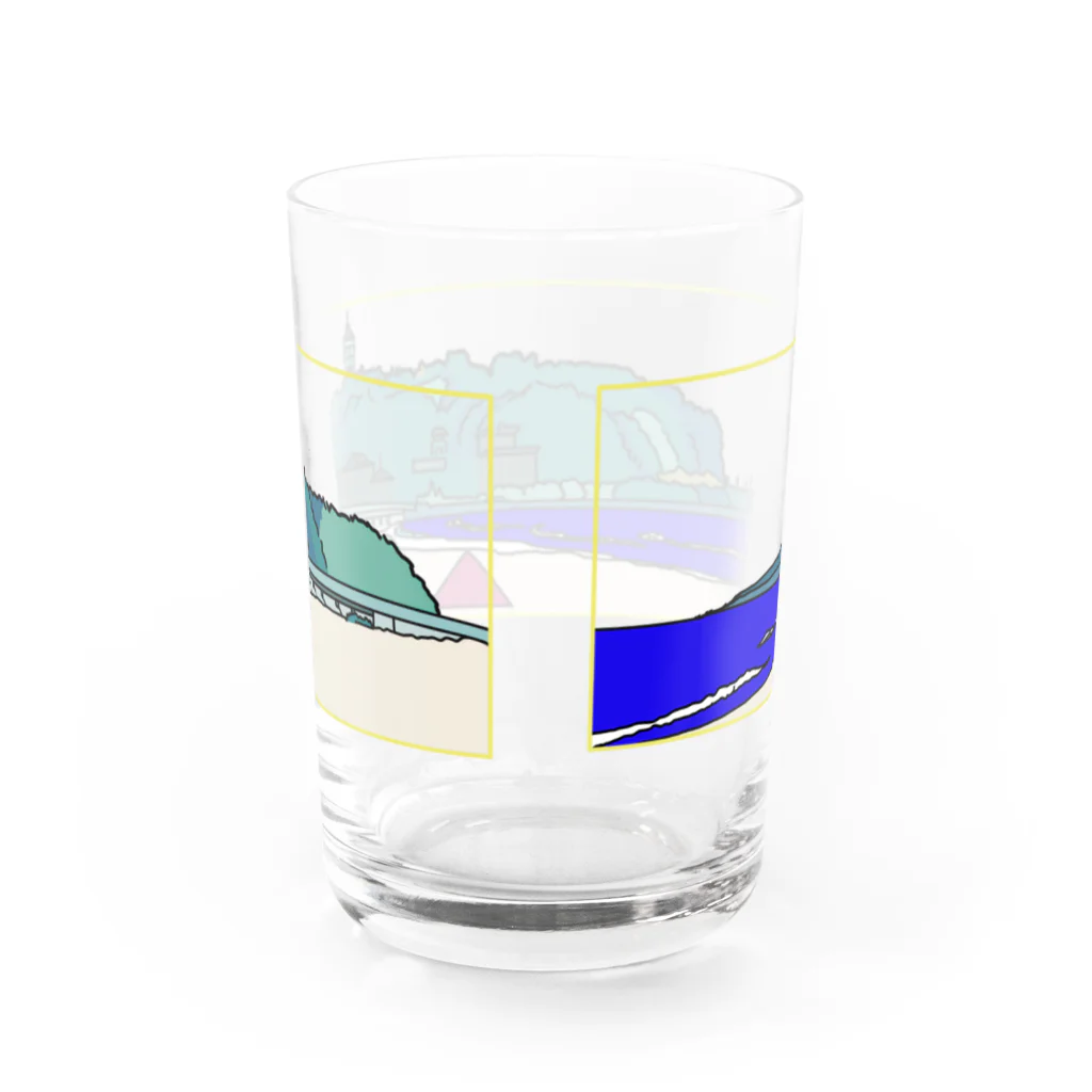 きたぐちの江ノ島 Water Glass :back