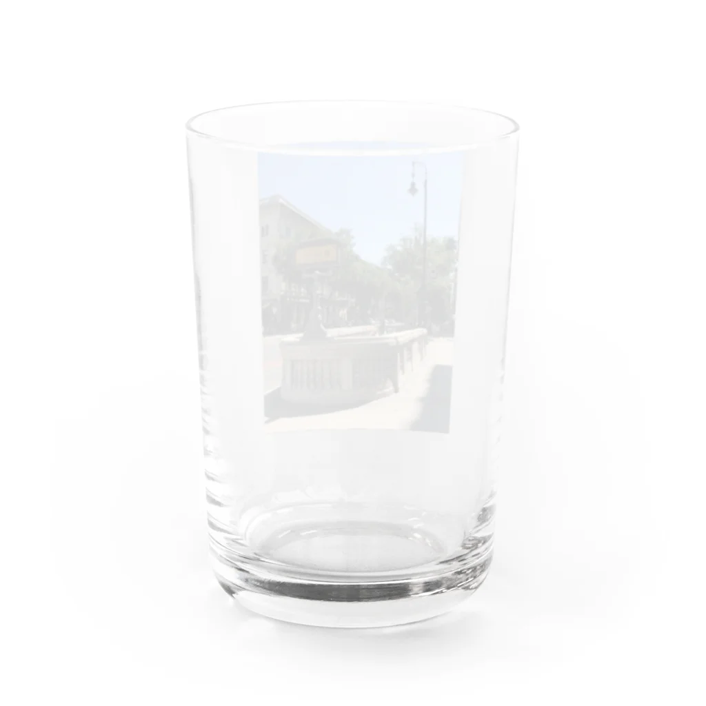 モモンヌの洋服屋さんのブダペスト地下鉄 Water Glass :back