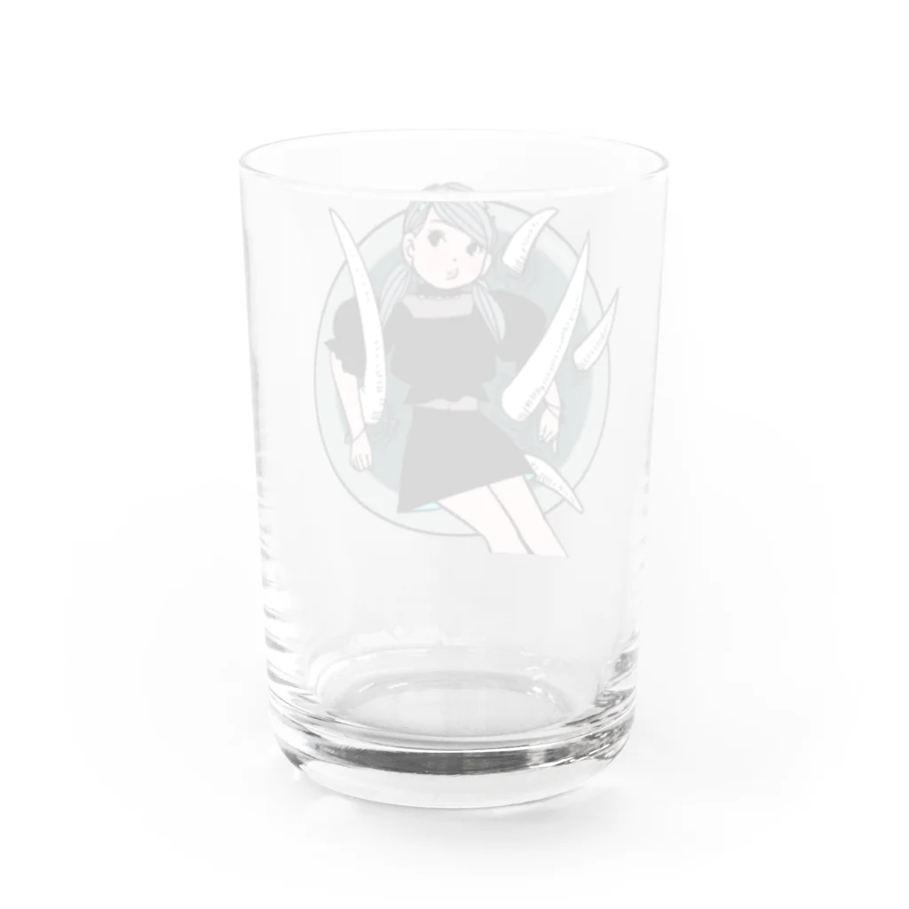 kaeruco(* 皿 *)の角と牙 Water Glass :back