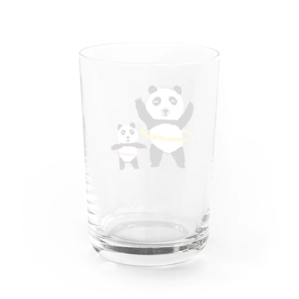 YUMIKITAGISHIのフラフープパンダ Water Glass :back