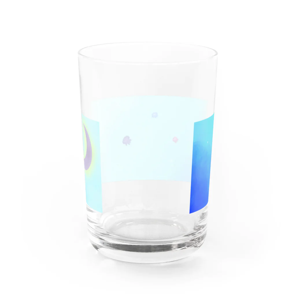 すまいるまーちの海月 Water Glass :back