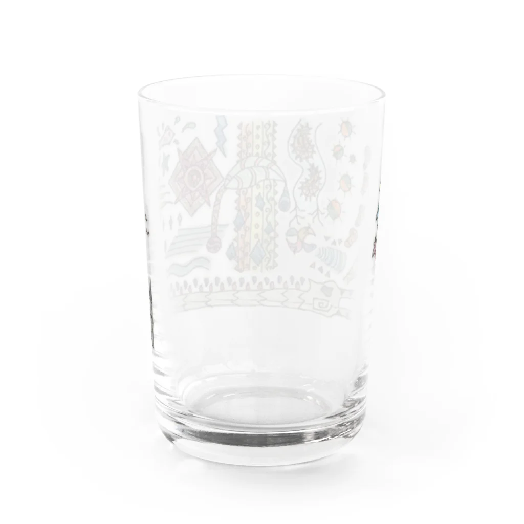 へーはちのみせのキリンさんぼん他 Water Glass :back