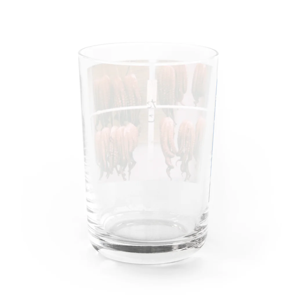 青 海 フィルム 日常の文字入り たこ ｔａｃｏ タコ Water Glass :back