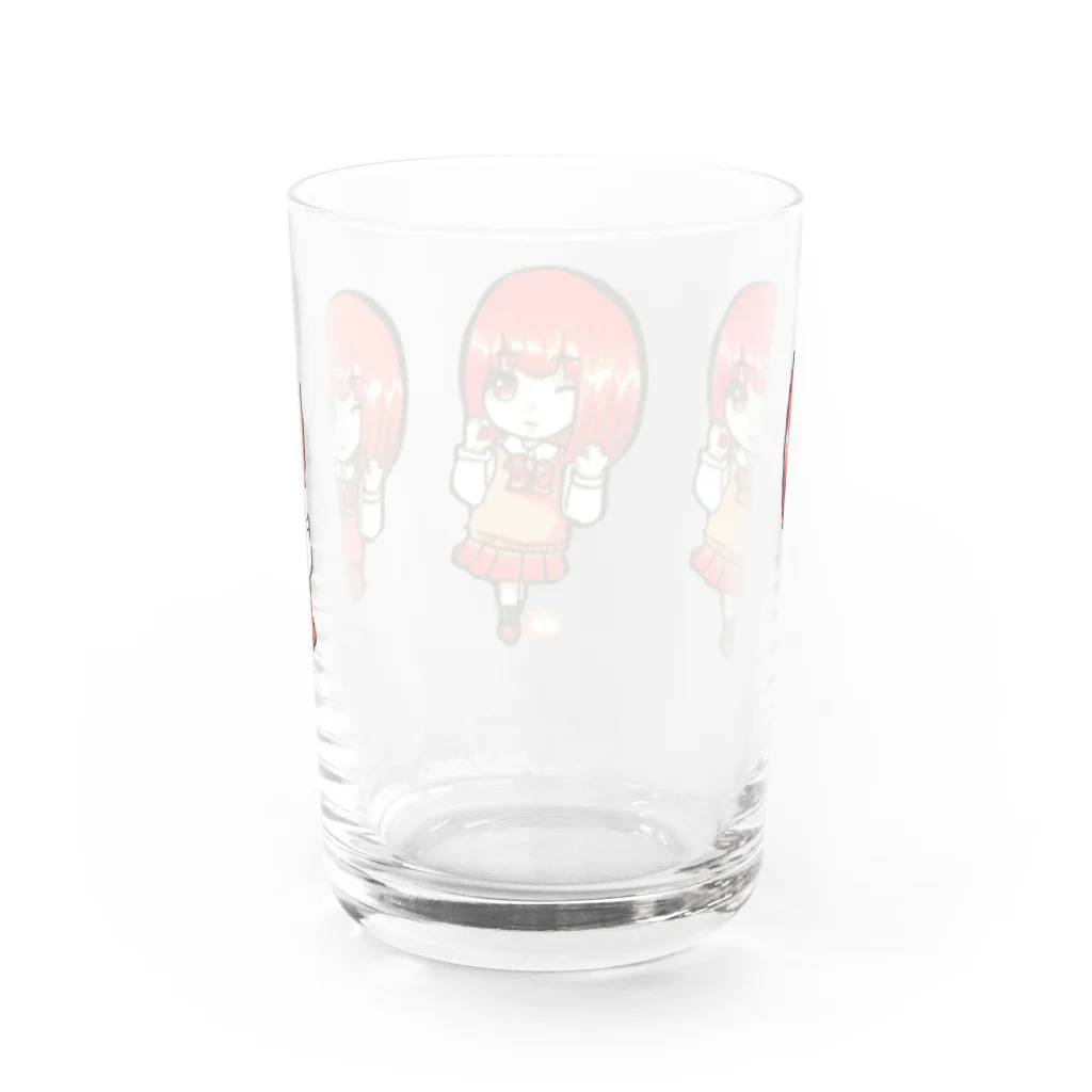 ＊あり＊の虹色創世記のあさひ(みくさんコラボ) Water Glass :back