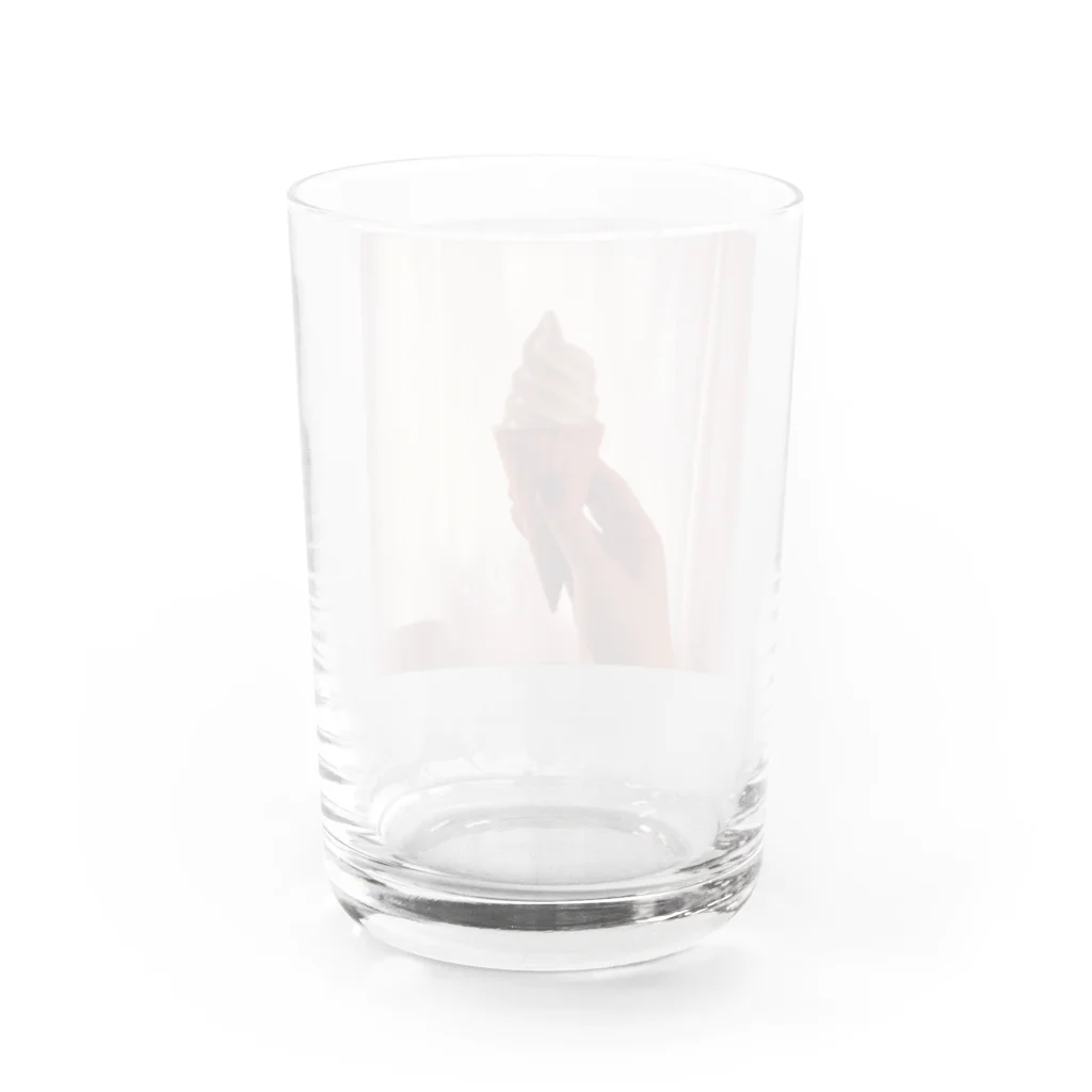 nanamiiのアイス食べよ Water Glass :back