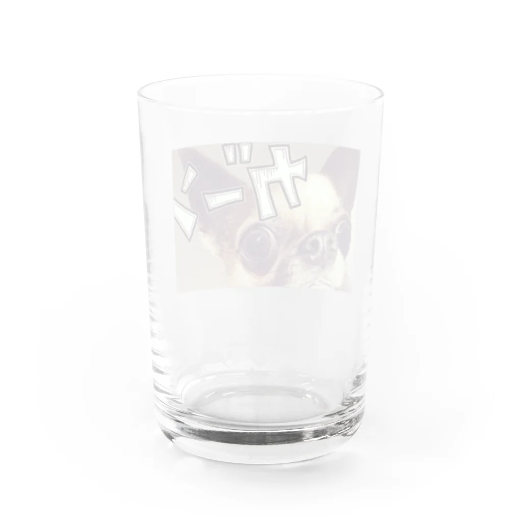 mousseのショック！なショコラ君 Water Glass :back