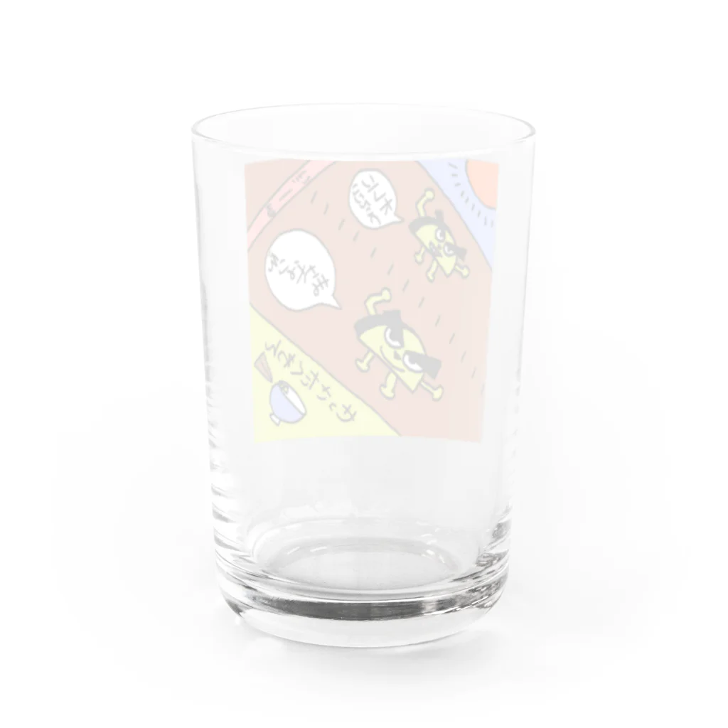 きのこの切磋たくわん Water Glass :back