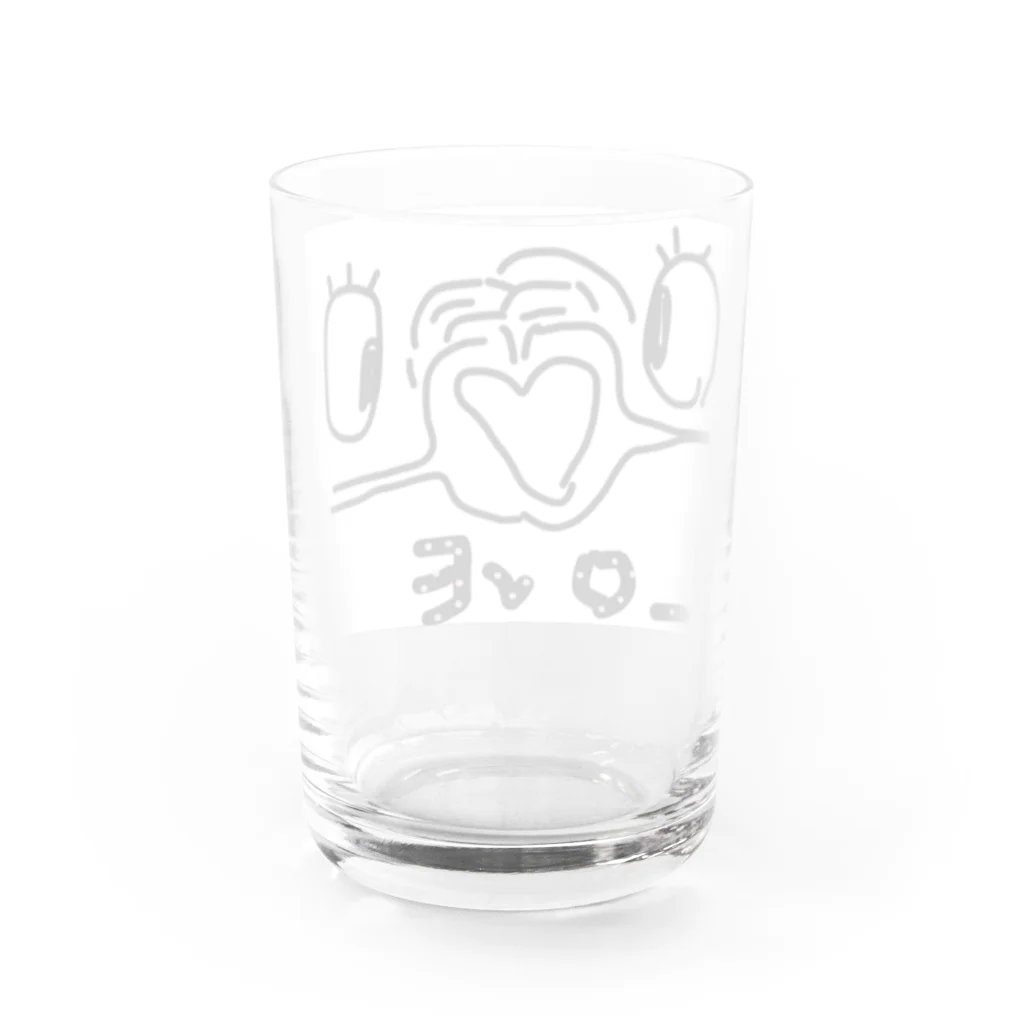risbedのみんなに愛ヲ Water Glass :back
