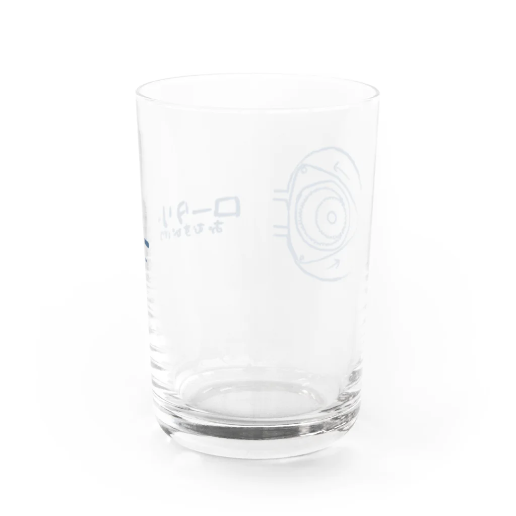 竹脇モータース２号店のゆるいロータリーエンジン Water Glass :back