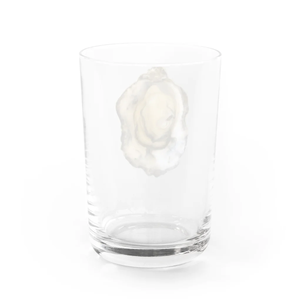 虹 七色の美味しい牡蠣(chill out) Water Glass :back