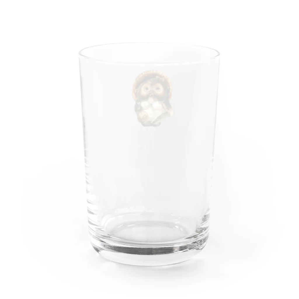 たぬきやの雌狸（1匹） Water Glass :back